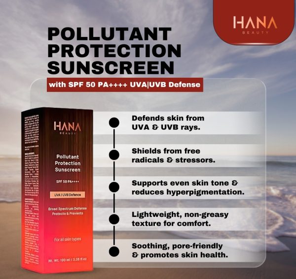 Pollutant Protection Sunscreen | Soumi’s Hana Beauty