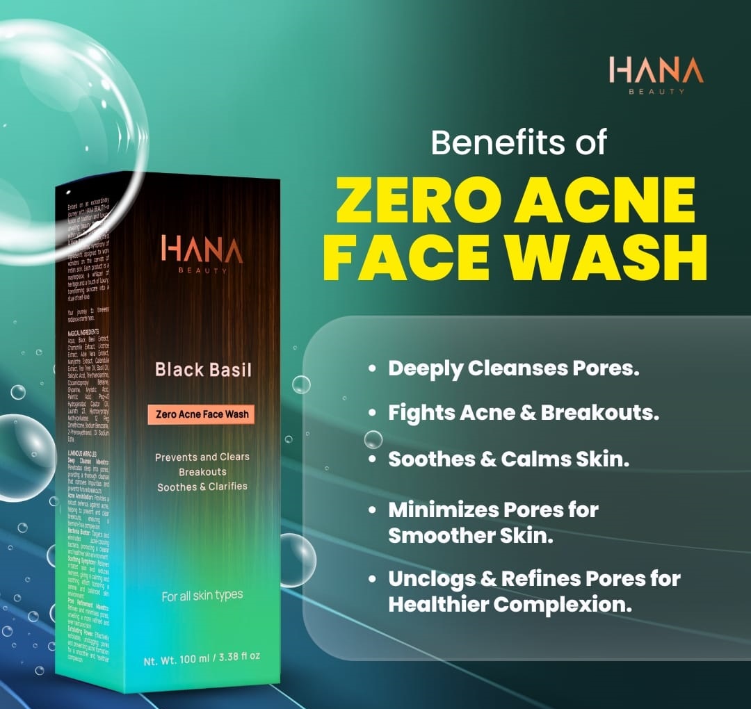 Zero Acne Face Wash | Soumi’s Hana Beauty